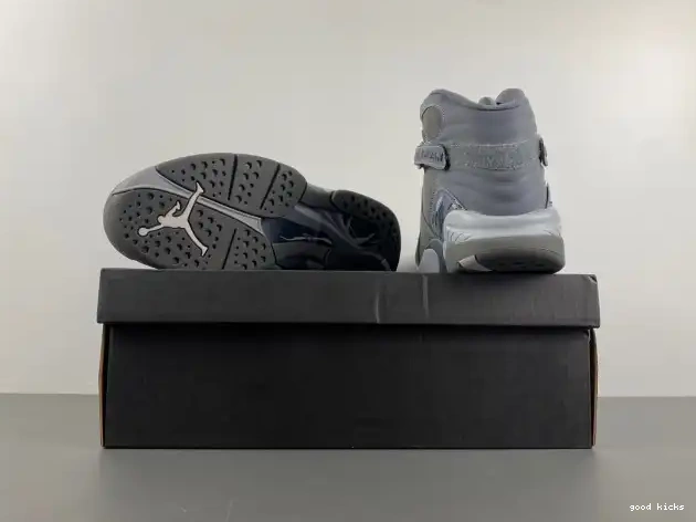 Rep 305381-014 Grey Retro Jordan 8 Cool 0608